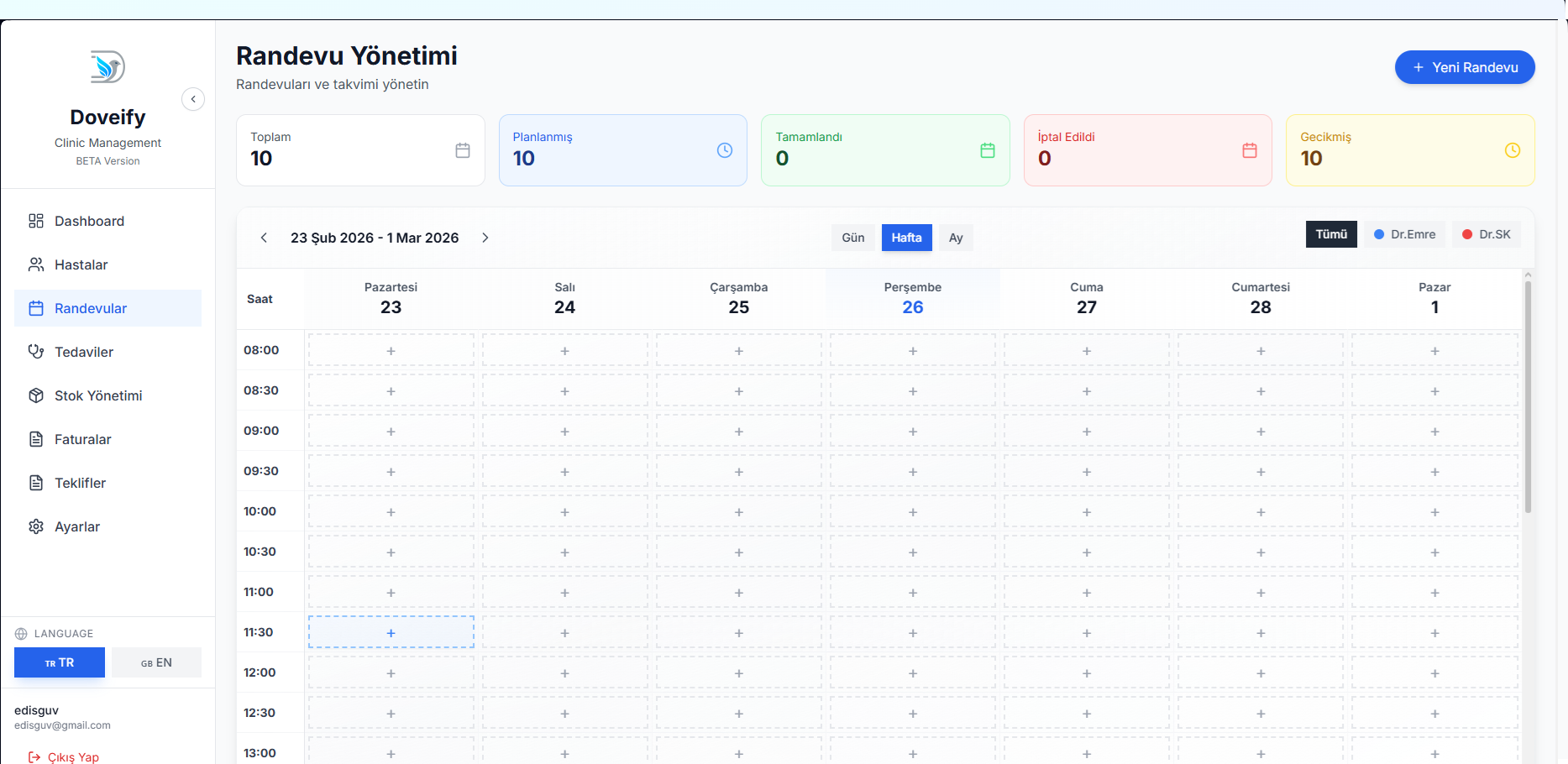 Smart Appointments Calendar