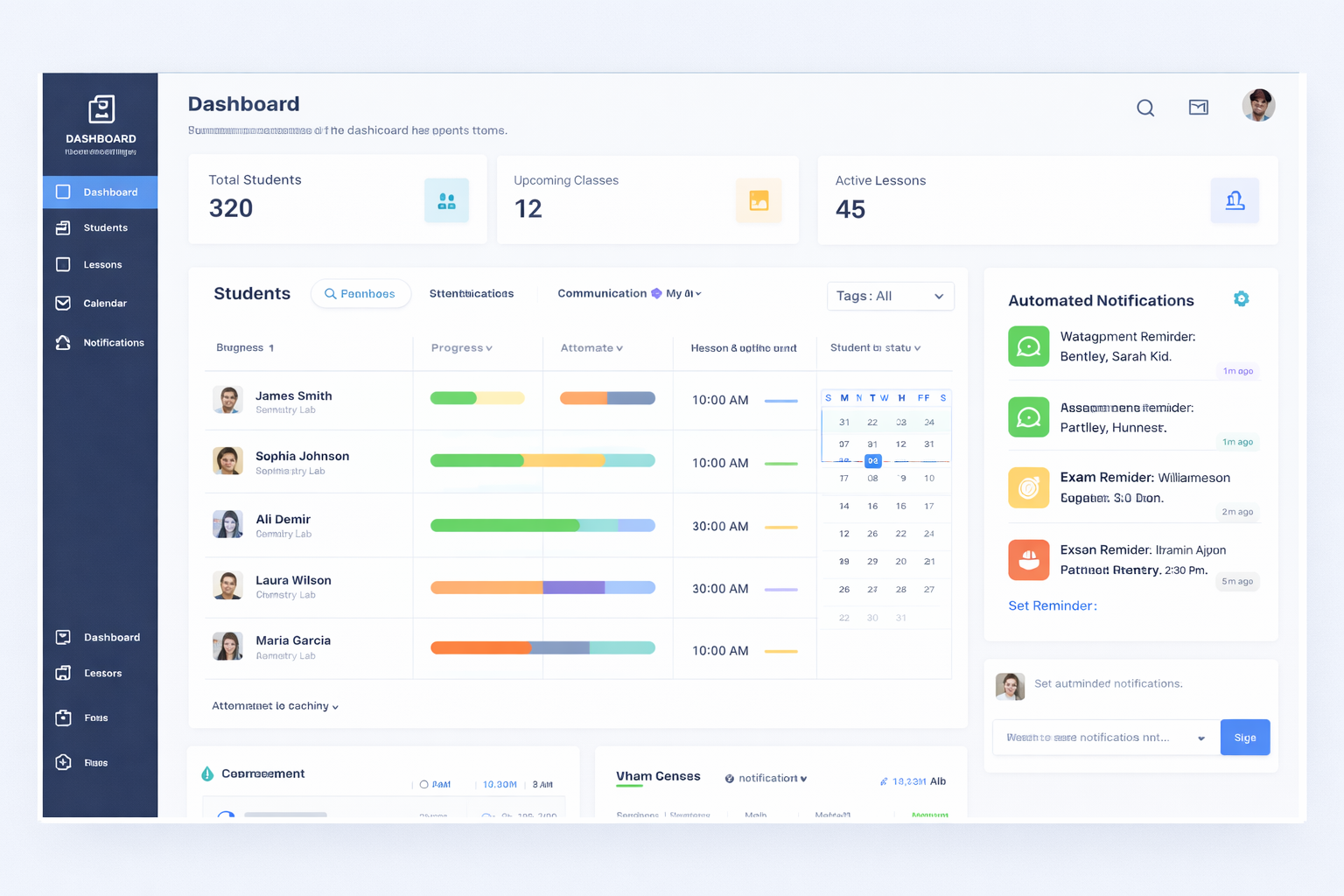 Education & Coaching Dashboard